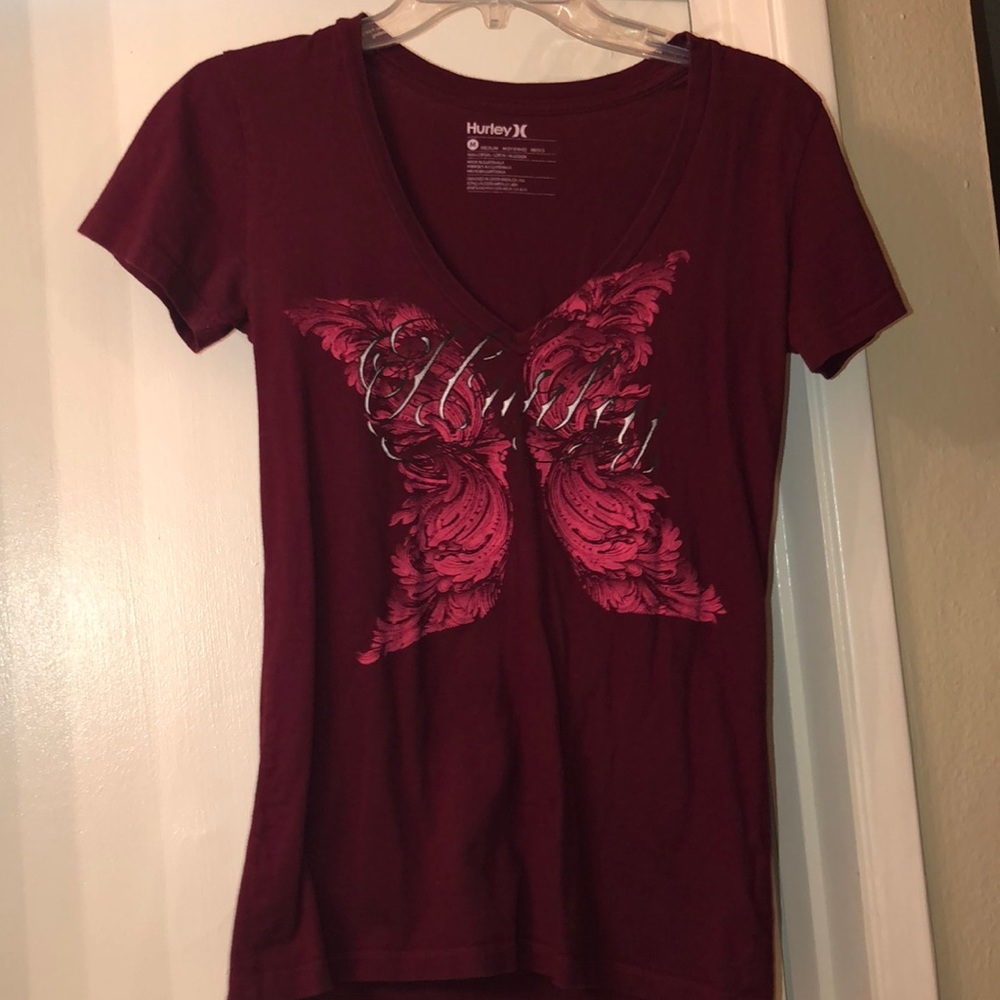 Hurley butterfly t-shirt